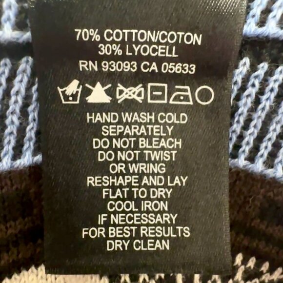 Nic + Zoe Fringe Long Sleeve Open Front Cardigan Striped Multicolor Size M NWT - Picture 7 of 10